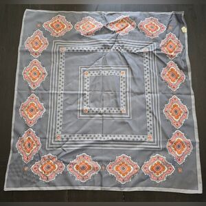 Italy Vintage Handkerchief Hankie Scarf 100% Polyester 26 X 26 GUC